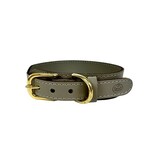 Sazzz halsband hond pioneer classic leer taupe Sazzz halsband hond pioneer classic leer taupe