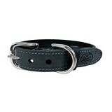 Sazzz halsband hond nomad vintage leer antraciet Sazzz halsband hond nomad vintage leer antraciet