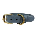 Sazzz halsband hond braveheart classic leer lichtblauw Sazzz halsband hond braveheart classic leer lichtblauw