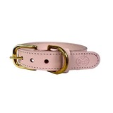 Halsband hond | Verstelbaar | Licht roze | Leer | Sazzz Halsband hond | Verstelbaar | Licht roze | Leer | Sazzz