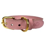 Sazzz halsband hond braveheart classic leer roze Sazzz halsband hond braveheart classic leer roze