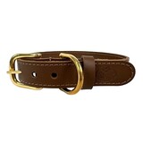 Sazzz halsband hond braveheart classic leer zadel bruin Sazzz halsband hond braveheart classic leer zadel bruin