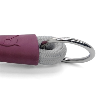 Morso Morso half slip halsband hond soft rope gerecycled grey grijs Morso Morso half slip halsband hond soft rope gerecycled grey grijs