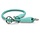 Morso half slip halsband hond regular rope gerecycled aquamarine blauw