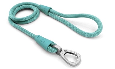 Morso Morso hondenriem regular rope gerecycled aquamarine blauw