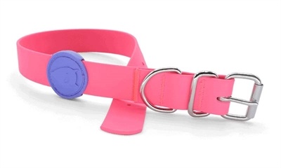 Morso Morso halsband hond waterproof gerecycled passion pink roze