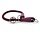 Morso half slip halsband hond soft rope gerecycled plum paars