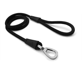 Morso Morso hondenriem soft rope gerecycled black zwart Morso Morso hondenriem soft rope gerecycled black zwart