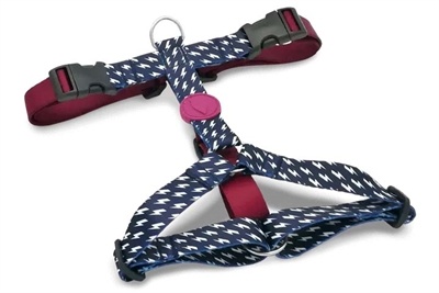 Morso Morso hondentuig y-tuig gerecycled power flow zwart