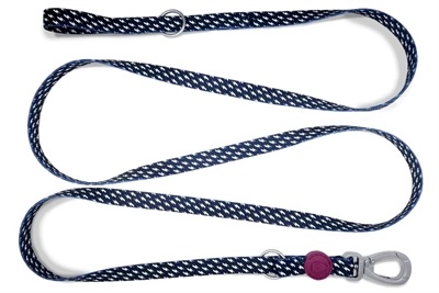 Morso Morso hondenriem verstelbaar gerecycled power flow zwart