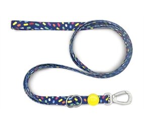 Morso Morso hondenriem verstelbaar gerecycled color invaders paars Morso Morso hondenriem verstelbaar gerecycled color invaders paars