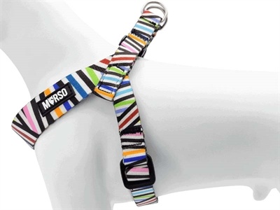 Morso Morso mini hondentuig verstelbaar gerecycled spaghetti incident