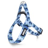 Morso Morso mini hondentuig verstelbaar gerecycled splash blauw Morso Morso mini hondentuig verstelbaar gerecycled splash blauw