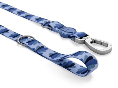 Morso Morso hondenriem verstelbaar gerecycled splash blauw