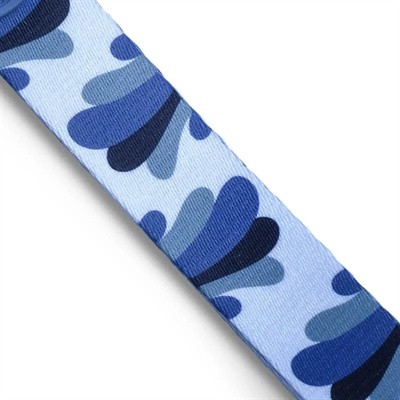 Morso Morso hondenriem verstelbaar gerecycled splash blauw