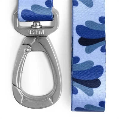 Morso Morso hondenriem gerecycled splash blauw