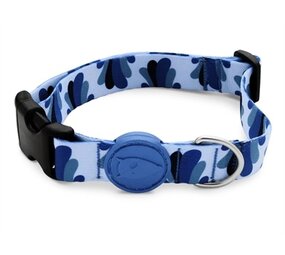 Morso Morso halsband hond gerecycled splash blauw Morso Morso halsband hond gerecycled splash blauw
