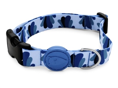 Morso Morso halsband hond gerecycled splash blauw Morso Morso halsband hond gerecycled splash blauw