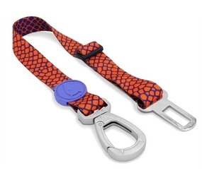 Morso Morso honden autogordel gerecycled urban lizard rood Morso Morso honden autogordel gerecycled urban lizard rood