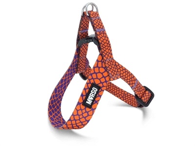 Morso Morso mini hondentuig verstelbaar gerecycled urban lizard rood Morso Morso mini hondentuig verstelbaar gerecycled urban lizard rood