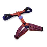 Morso Morso hondentuig y-tuig gerecycled urban lizard rood