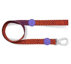 Morso Morso hondenriem gerecycled urban lizard rood Morso Morso hondenriem gerecycled urban lizard rood