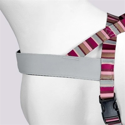 Morso Morso norwegian hondentuig gerecycled skyline rood / roze Morso Morso norwegian hondentuig gerecycled skyline rood / roze