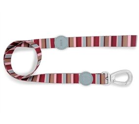 Morso Morso hondenriem gerecycled skyline rood / roze Morso Morso hondenriem gerecycled skyline rood / roze