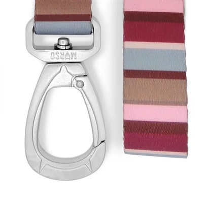 Morso Morso hondenriem gerecycled skyline rood / roze