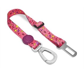 Morso Morso honden autogordel gerecycled pink think roze Morso Morso honden autogordel gerecycled pink think roze