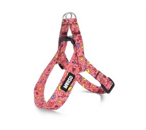 Morso Morso mini hondentuig verstelbaar gerecycled pink think roze Morso Morso mini hondentuig verstelbaar gerecycled pink think roze