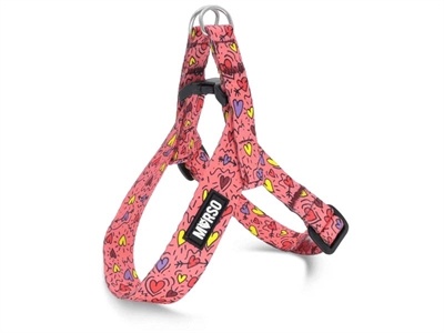 Morso Morso mini hondentuig verstelbaar gerecycled pink think roze Morso Morso mini hondentuig verstelbaar gerecycled pink think roze