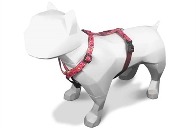 Morso Morso hondentuig y-tuig gerecycled pink think roze Morso Morso hondentuig y-tuig gerecycled pink think roze