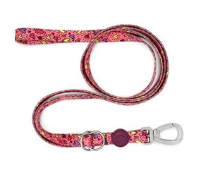 Morso Morso hondenriem verstelbaar gerecycled pink think roze Morso Morso hondenriem verstelbaar gerecycled pink think roze