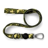 Morso Morso hondenriem verstelbaar gerecycled full metal dog bruin