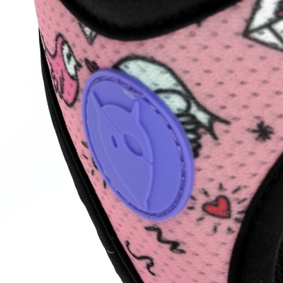 Morso Morso hondentuig body mesh gerecycled sweet tweet roze Morso Morso hondentuig body mesh gerecycled sweet tweet roze