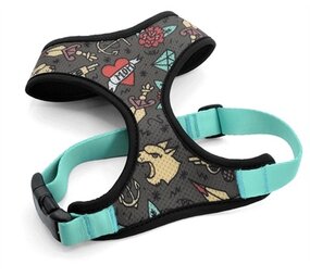 Morso Morso hondentuig body mesh gerecycled ink tank groen