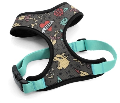 Morso Morso hondentuig body mesh gerecycled ink tank groen