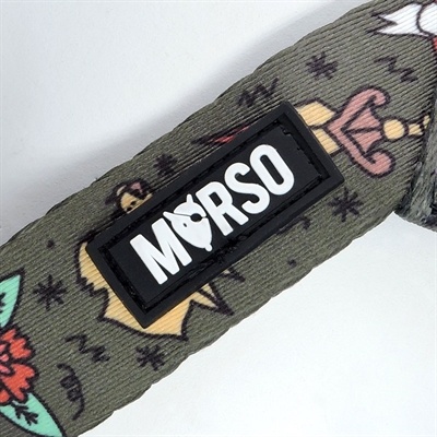 Morso Morso mini hondentuig verstelbaar gerecycled ink tank groen