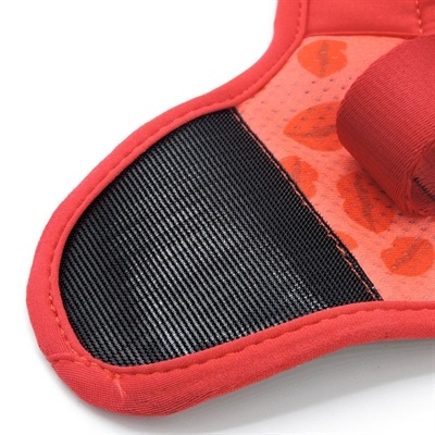 Morso Morso hondentuig body mesh gerecycled lipstick roze Morso Morso hondentuig body mesh gerecycled lipstick roze