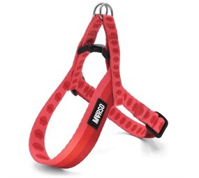 Morso Morso mini hondentuig verstelbaar gerecycled lipstick roze Morso Morso mini hondentuig verstelbaar gerecycled lipstick roze