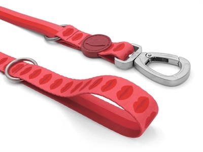 Morso Morso hondenriem verstelbaar gerecycled lipstick roze Morso Morso hondenriem verstelbaar gerecycled lipstick roze