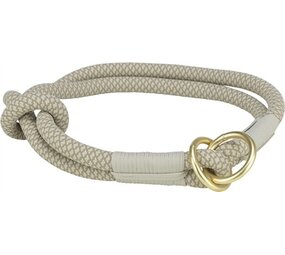 Trixie Trixie halsband hond soft half-slip grijs / lichtgrijs