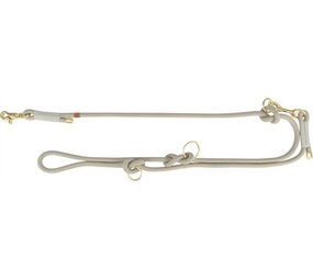 Trixie Trixie soft rope hondenriem verstelbaar grijs / lichtgrijs