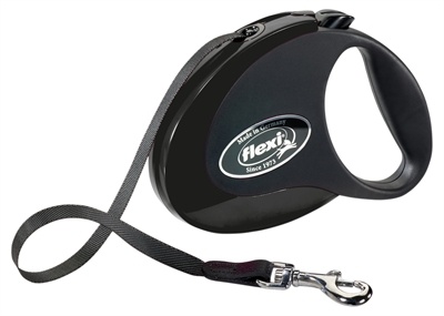 Flexi Flexi hondenriem | Rollijn 3 meter | Zwart | Voor honden tot 12kg Flexi Flexi hondenriem | Rollijn 3 meter | Zwart | Voor honden tot 12kg