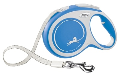 Flexi Flexi hondenriem | Rollijn 8 meter | Blauw | Voor honden tot 50 kg