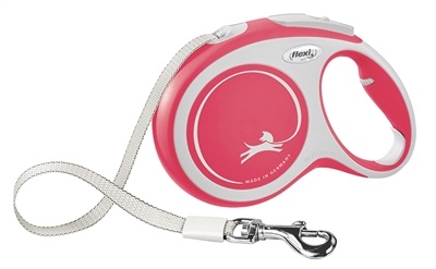 Flexi Flexi hondenriem | Rollijn 8 meter | Rood | Voor honden tot 50 kg