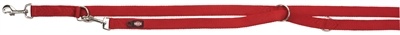 Trixie Trixie hondenriem premium verstelbaar tweelaags rood Trixie Trixie hondenriem premium verstelbaar tweelaags rood