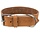 Trixie halsband hond rustic vetleer heartbeat bruin