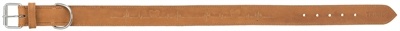 Trixie Trixie halsband hond rustic vetleer heartbeat bruin